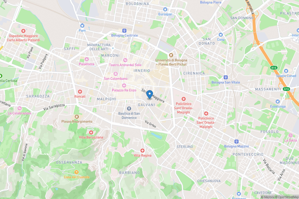 Centro Koine Bologna - Open Street Map